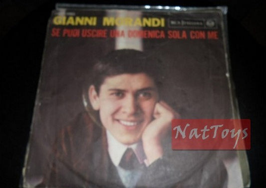 7" 45 Gianni Morandi ON KNEES TO YOU/IF YOU CAN GO OUT ONLY ONE SUNDAY WITH ME