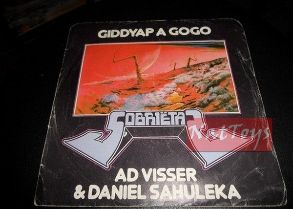 7" 45 GIRI Ad Visser & Daniel Sahuleka GIDDYAP A GOGO/RELIEF OF DEMORZAN 1982