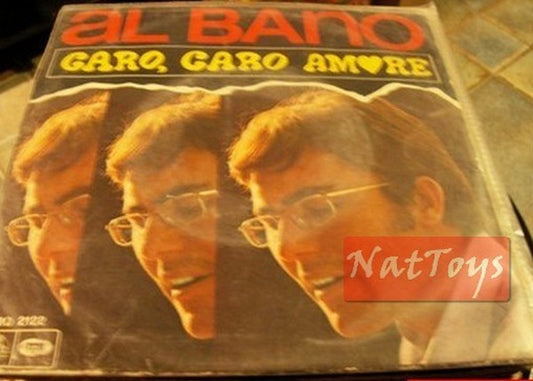 7" 45 RPM Al Bano LA SIEPE/CARO, CARO AMORE (Italy 1968, MQ 2122) - VG/VG