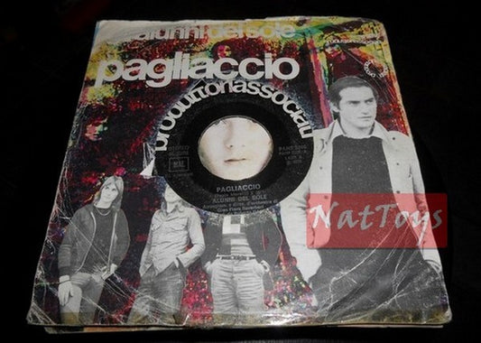 7" 45 GIRI Alunni del Sole PGLIACCIO/I BEGGANTI DELL'AMORE (Italy 1975) G/VG