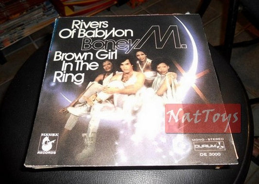 7" 45 RPM Boney M RIVERS OF BABYLON/BROWN GIRL IN THE RING (Italy 1978) - NM/NM