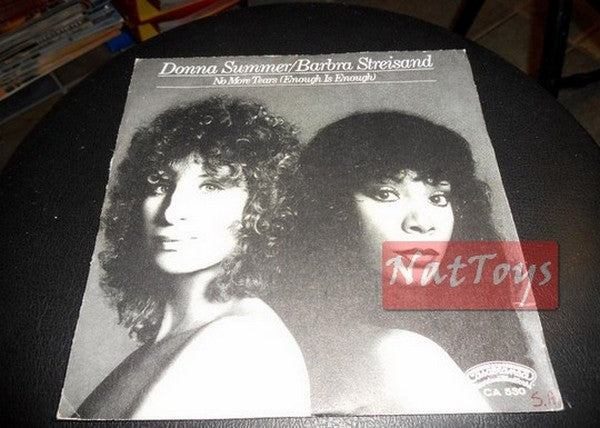 7" 45 RPM Donna Summer &amp; Barbra Streisand NO MORE TEARS/MY BABY UNDERSTANDS 79