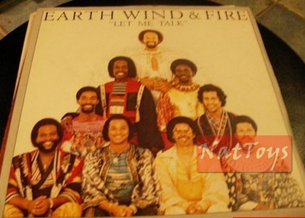 7" 45 RPM Earth Wind &amp; Fire LET ME TALK (Italy 1980, CBS 8982) - NM/NM