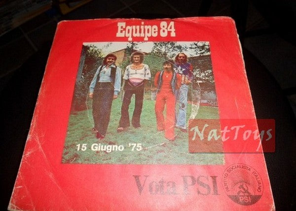 7" 45 RPM Equipe 84 15 JUNE '75/E. Montesano FELICE ALLEGRIA 1975 EX/EX promo