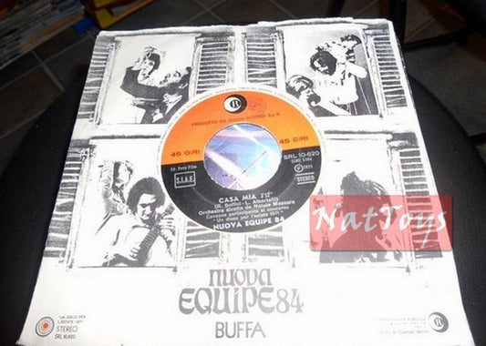 7" 45 RPM Equipe 84 (New) CASA MIA/BUFFA (Italy 1971 RICORDI SRL 10.620) EX