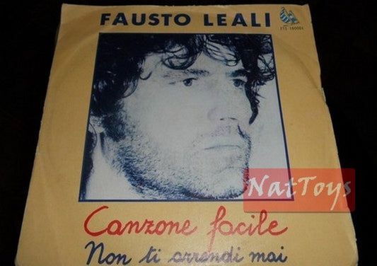 7" 45 GIRI Fausto Leali SONG EASY/NON TI ARRENDI MAI (Italy 1981) - EX/EX