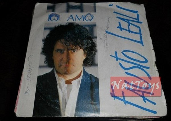 7" 45 GIRI Fausto Leali IO AMO/NOTTE D'AMORE (Italy 1987, CBS 650376 7) - VG/VG