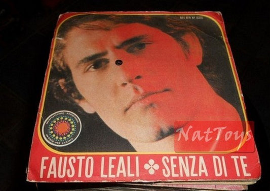 7" 45 RPM Fausto Leali SENZA DI TE/OSCURITA' (1967, RIFI RFN NP 16205) - VG/EX