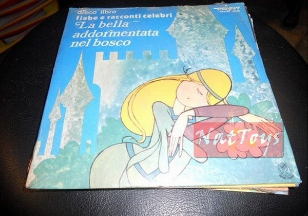 7" 45 SPINS Famous fairy tales and stories SLEEPING BEAUTY+ book NEW