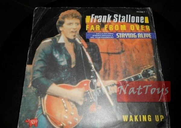 7" 45 RPM Frank Stallone FAR FROM OVER/WAKING UP 1983 - VG/VG soundtrack