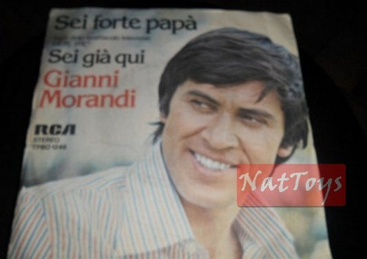 7" 45 RPM Gianni Morandi YOU'RE STRONG DAD/YOU'RE ALREADY HERE 1976 VG/VG soundtrack