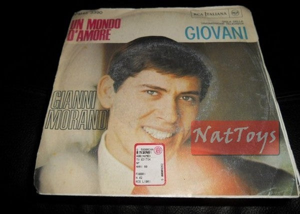 7" 45 SPIN Gianni Morandi A WORLD OF LOVE/THIS LIFE WILL CHANGE 1998 - EX/NM