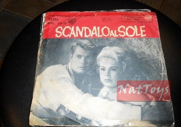 7" 45 GIRI Hugo Winterhalter TEMA DA SCANDALO AL SOLE/BLUE STRINGS col.sonora