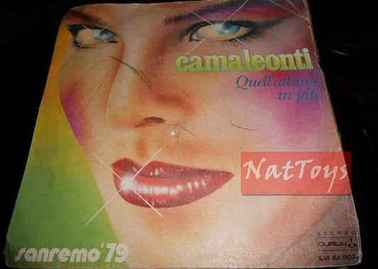 7" 45 GIRI I Camaleonti THAT MOMENT IN PIU'/MARINA (TOPINA) VG/EX Sanremo 1979