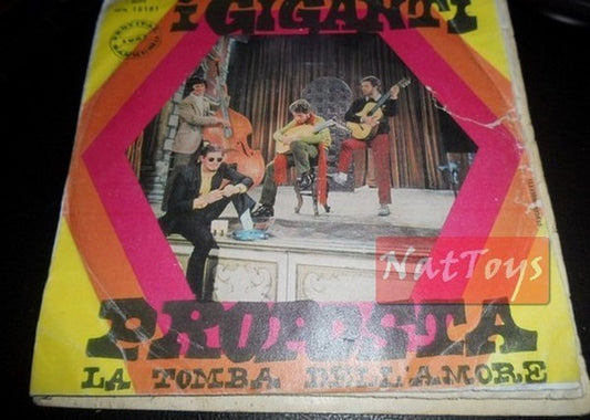 7" 45 GIRI I Giganti PROPOSTA/LA TOMBA DELL'AMORE - VG/EX Sanremo 1967