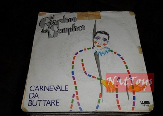 7" 45 RPM Il Giardino dei Semplici CARNIVAL DA BUTTARE/DIAVOLERIA 1980 - VG/VG