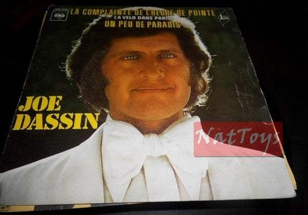 7" 45 RPM Joe Dassin LA COMPLAINTE DE L'HEURE DE POINTE/UN PEU DE PARADIS 1972