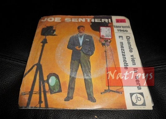 7" 45 RPM Joe Sentieri WHEN THE EVENING COMES/IT'S MIDNIGHT 1998 - EX/NM