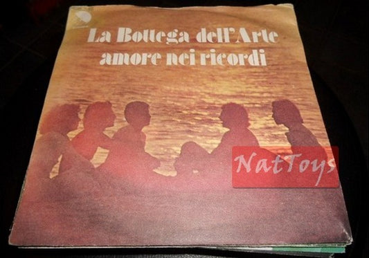 7" 45 GIRI La Bottega dell'Arte AMORE NEI RICORDI/MARE NOSTRUM 1976 - EX/EX