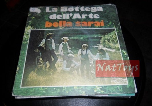 7" 45 GIRI La Bottega dell'Arte BELLA SARAI/RESTA' CO' L'OCCHI CHIUSI 1978 EX/EX