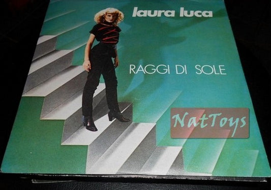 7" 45 GIRI Laura Luca RAGGI DI SOLE/D'ORO E D'ARGENTO (Italy 1982) - NM/NM