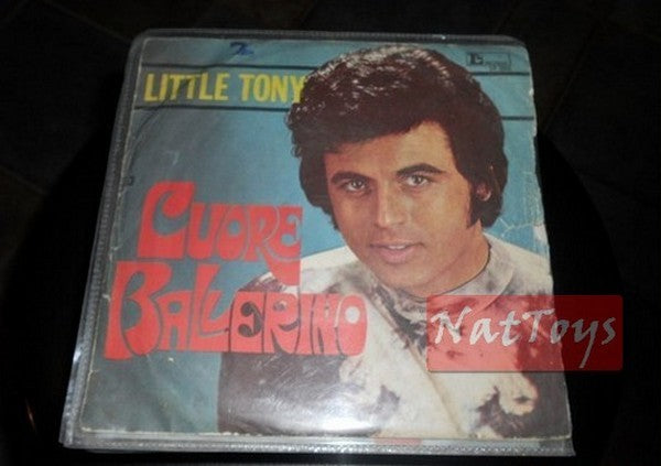 7" 45 GIRI Little Tony CUORE DANCER/LAISSEZ-MOI VOIR LE SOLEIL (Italie 1970) VG/VG