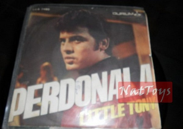 7" 45 RPM Little Tony PERDONALA/UOMO 1966 - VG/VG Festival delle Rose 1966