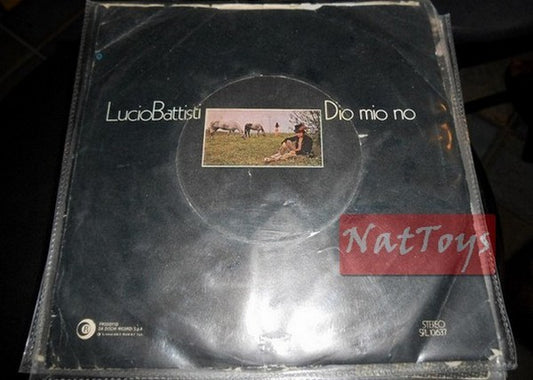 7" 45 RPM Lucio Battisti MY GOD NO/ERA (Italy 1971, RICORDI SRL 10.637) VG/EX