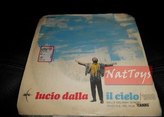 7" 45 RPM Lucio Dalla IL CIELO/1999 (Italy 1998, ARC AN 4128) - EX/NM