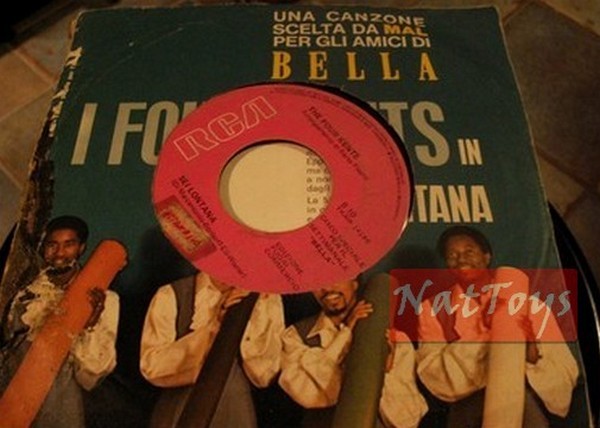 7" 45 GIRI Mal VITE VENDUTE/The Four Kents SEI LONTANA (Italy, RCA) VG/VG promo