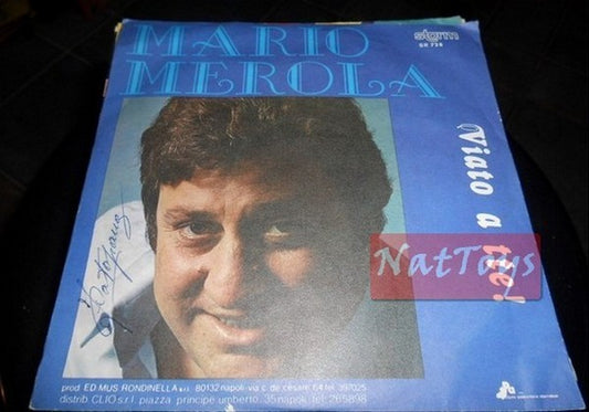 7" 45 RPM Mario Merola 'NA GUITARELLA 'E PLASTIC/VIATO A TTE! (SR 728) NM/VG