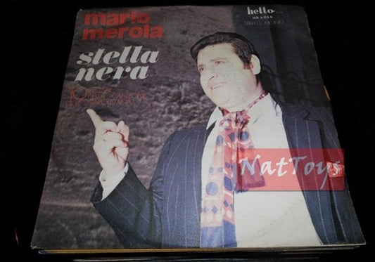 7" 45 RPM Mario Merola STELLA NERA/CIELO E MARE (Italy 1971, HR 9056) - VG/VG