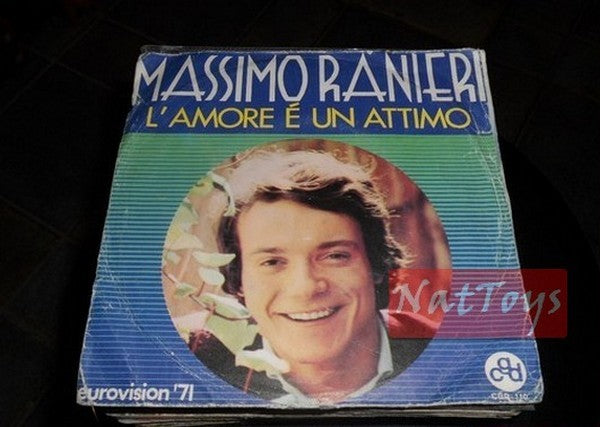 7" 45 RPM Massimo Ranieri LOVE IS A MOMENT/IN LUCIA (Italy 1971) - VG/VG