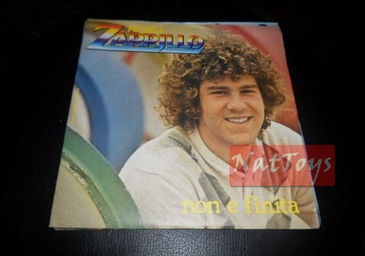 7" 45 LAPS Michele Zarrillo NON 'FINITA/SARABANDA (Italy 1981, CBS) - NM/NM