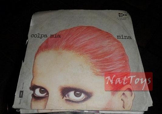 7" 45 RPM Mina NUDA/MY FAULT (Italy 1976, PDU PA 1112) - EX/EX