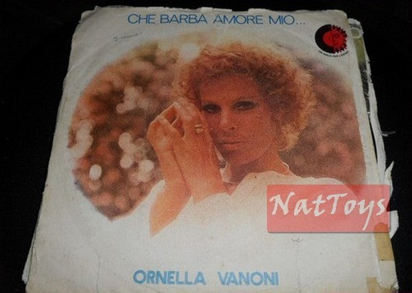 7" 45 RPM Ornella Vanoni WHAT A BEARD MY LOVE.../MY WORLD OF LOVE 1972