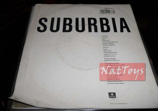 7" 45 RPM Pet Shop Boys SUBURBIA/PANINARO (Italy 1986, ITALIAN EMI) - NM/NM