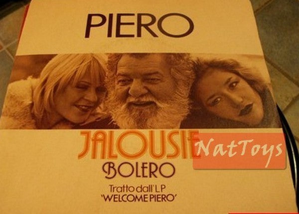 7" 45 RPM Piero JALOUSIE/BOLERO (Italy 1979, BABY RECORDS BR 075) - NM/NM