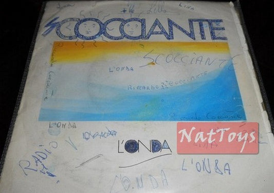 7" 45 RPM Riccardo Cocciante L'ONDA/SATURDAY RELAXED (1986 VIN 45196) VG/VG