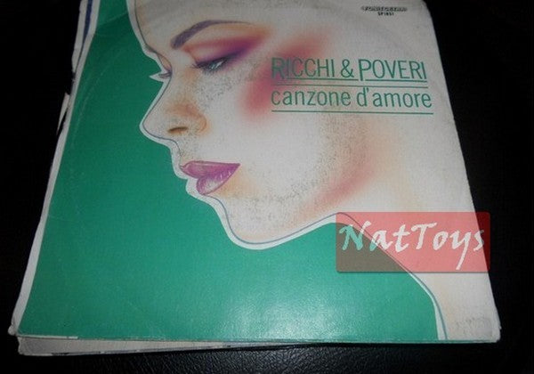 7" 45 GIRI Ricchi e Poveri LOVE SONG/(instrumental) - EX/NM Sanremo 1987