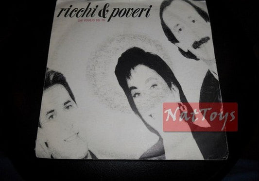 7" 45 RPM Ricchi e Poveri WHO I WANT IS YOU/LET ME FEEL AN EMOTION 1992