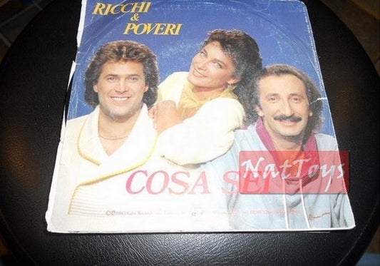 7" 45 RPM Ricchi e Poveri COSA SEI/AMARSI UN PO' (1983, BR 50309) - VG/EX