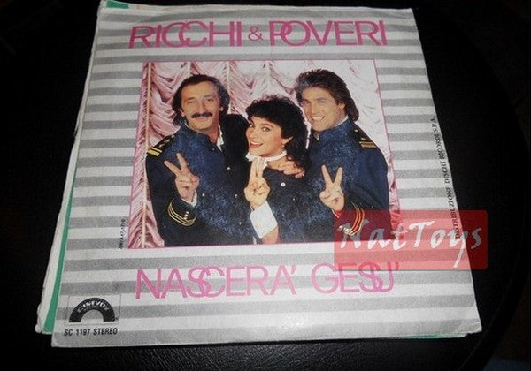 7" 45 RPM Ricchi e Poveri WILL BE BORN JESUS/(instrumental) (1988, SC 1197) - EX/EX