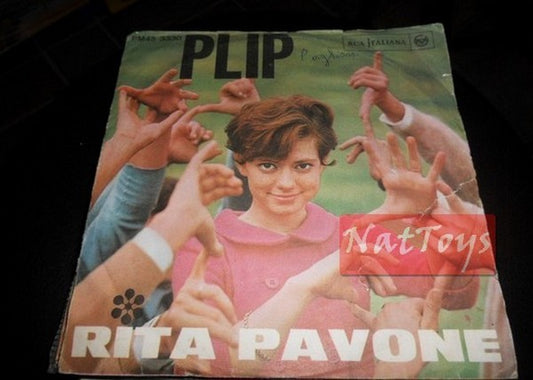 7" 45 RPM Rita Pavone PLIP/SUPERCALIFRAGILISTIC-EXPIRALIDOSO 1965 - VG/VG