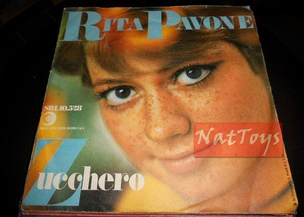 7" 45 RPM Rita Pavone ZUCCHERO/NOSTALGIA (Italy 1969, RICORDI SRL 10.528) EX/EX