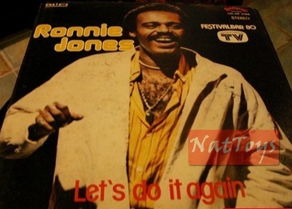 7" 45 RPM Ronnie Jones LET'S DO IT AGAIN/COSMO RAP - EX/EX [Festivalbar 1980]