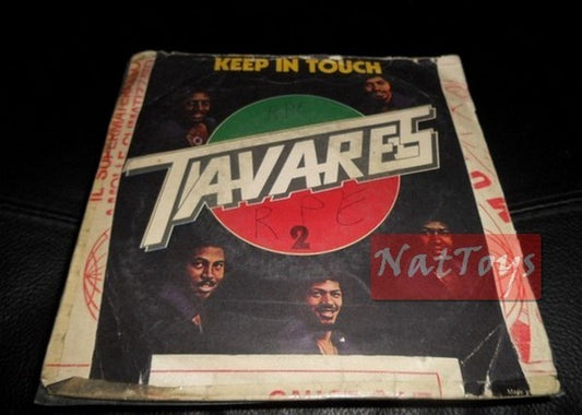 7" 45 RPM Tavares MORE THAN A WOMAN/KEEP IN TOUCH (Italy 1977) - G/VG