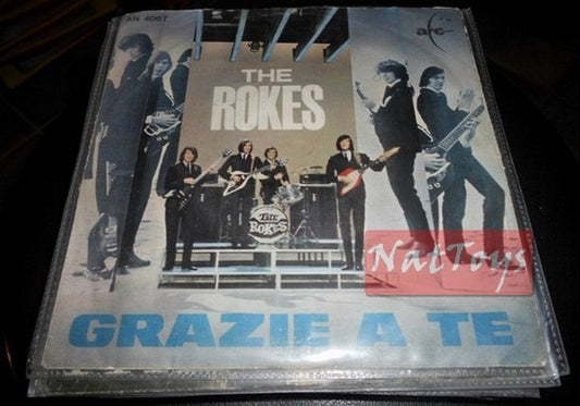 7" 45 GIRI The Rokes GRAZIE A TE/LA MIA CITTA' (Italy 1965, ARC AN 4067) - EX/VG