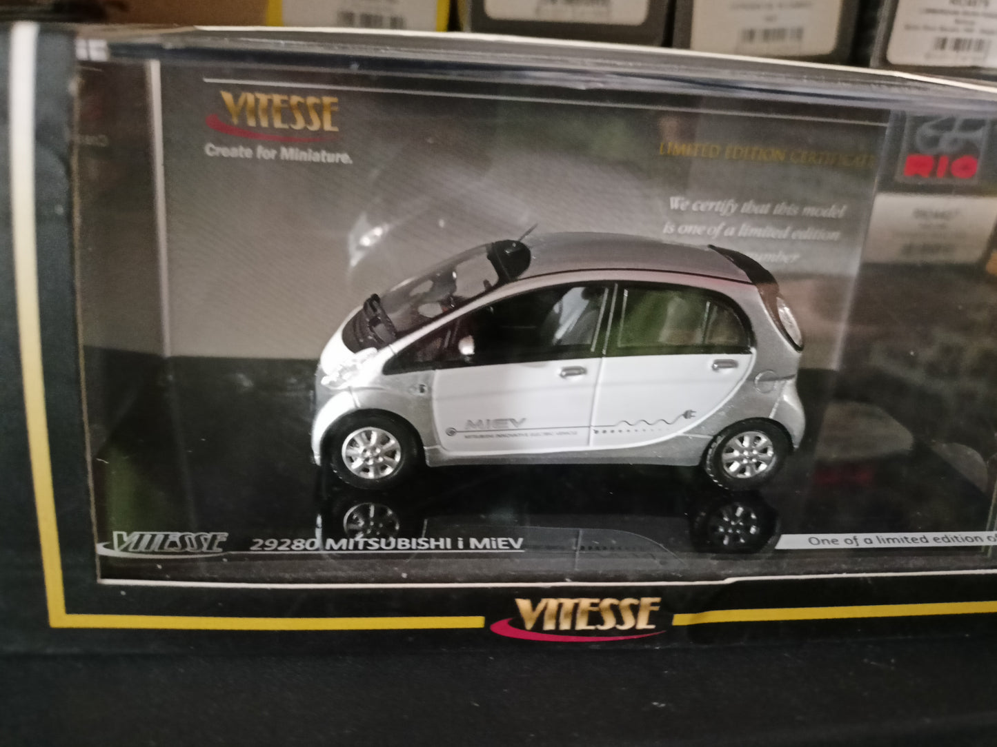 MODELLINO IN SCALA Vitesse COMPATIBILE CON MITSUBISHI MIEV 2009 SILVER 1:43 VE29280 241220