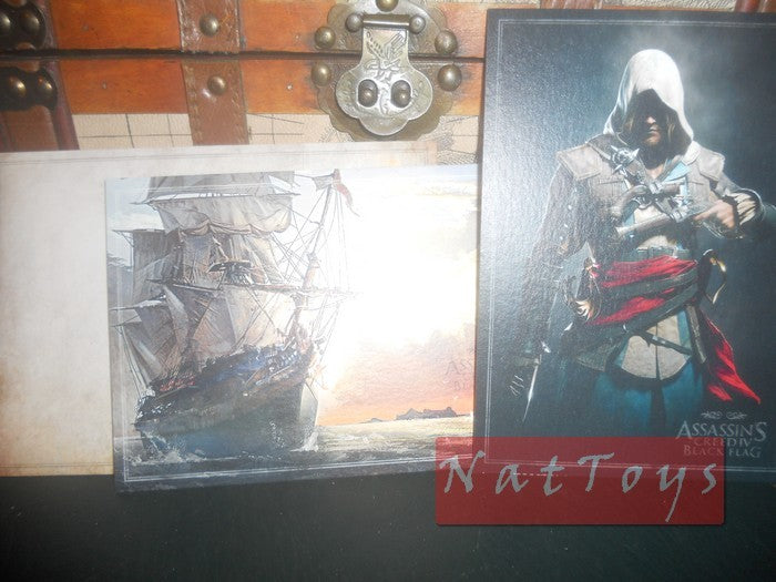 Assassin's Creed IV 4 Black Flag 2 Lithographs in protective envelope NEW collection